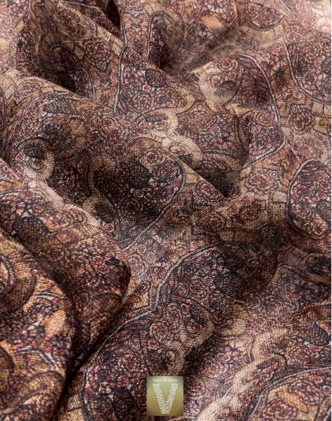 Kalamkari Linen saree-VLNS-2216