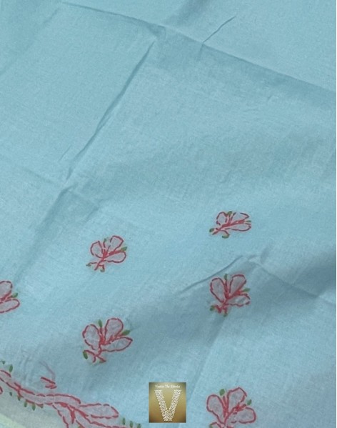 Lucknowi cotton sarees-vapq-2183