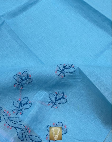 Lucknowi cotton sarees-vapq-2184