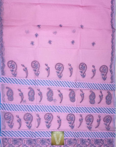 Lucknowi cotton sarees-vapq-2184