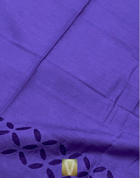 Applique work organza sarees-vapq-1756