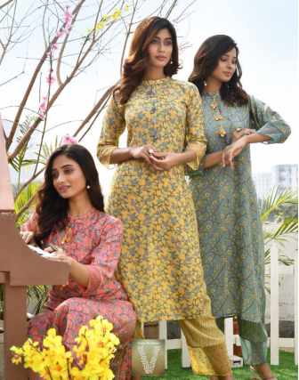 Semi-Crepe Kurti VKUR-09