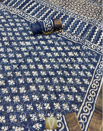 Silk cotton sarees-VSCS-2139
