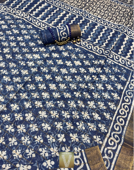 Silk cotton sarees-VSCS-2139