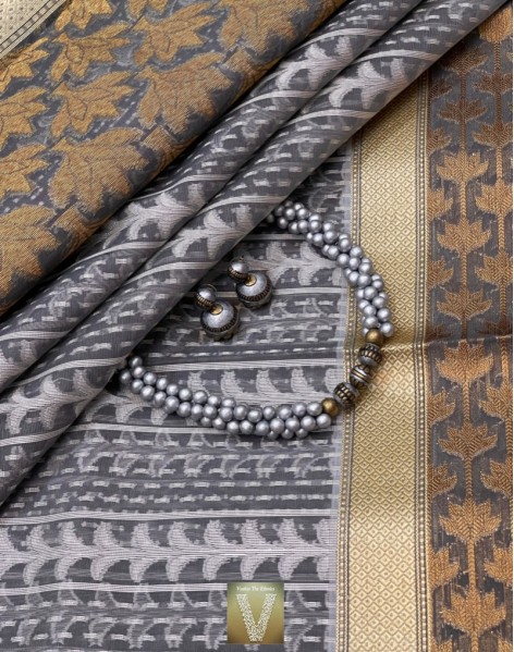 Organza silk sarees-VOGS-2165