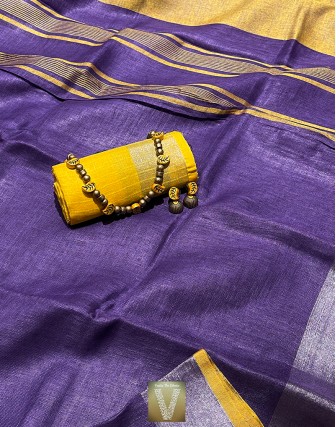 Sale Linen sarees-VLNS-90