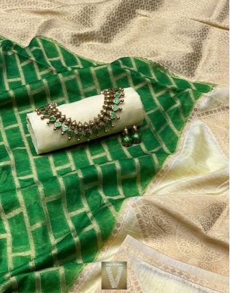 Sale Semi Jute Sarees-VSJS-55