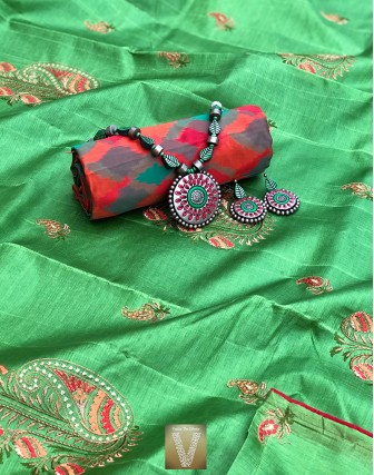 Sale Semi Tussar Sarees-VSTS-50