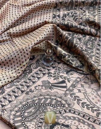 Salwar-semi tussar-VSST-121