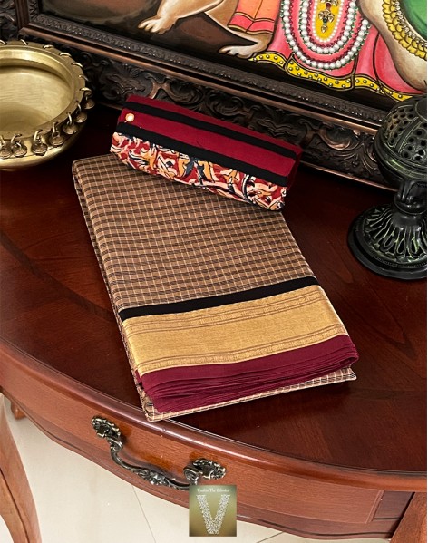 Handloom cotton saree-VHLC-2100