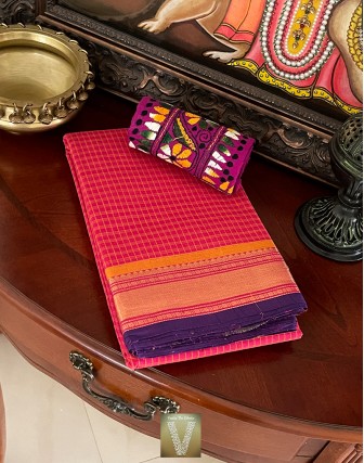 Handloom cotton saree-VHLC-2101