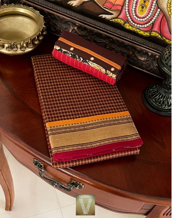 Handloom cotton saree-VHLC-2104