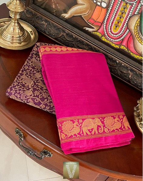 Kanchi cotton saree-VKAN-2067