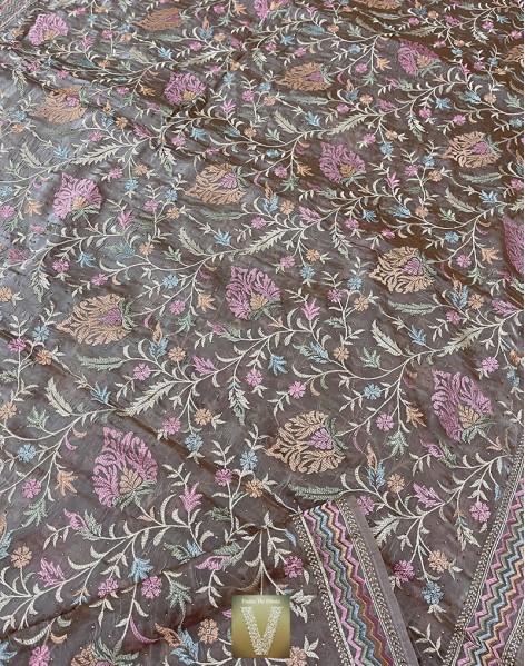 Organza silk sarees-VOGS-2124