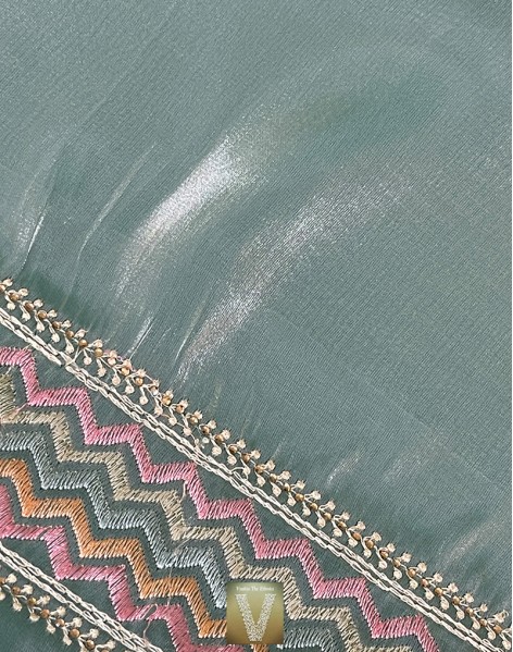 Organza silk sarees-VOGS-2125