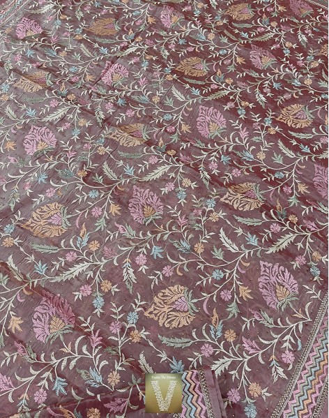 Organza silk sarees-VOGS-2126