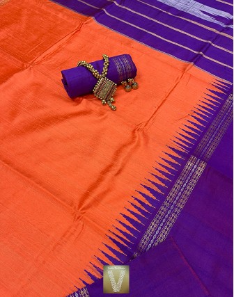 Raw silk saree -VRSS-2109