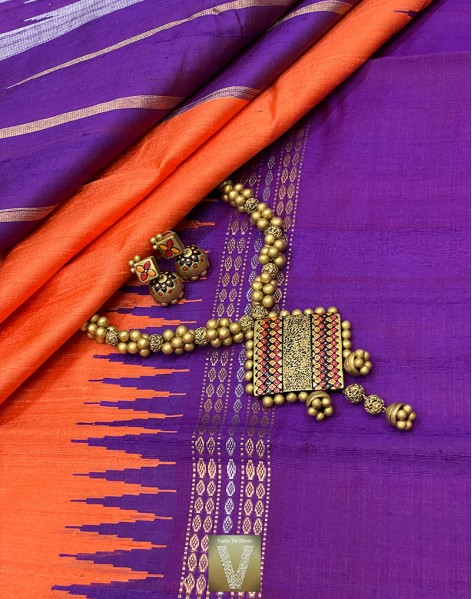 Raw silk saree -VRSS-2109