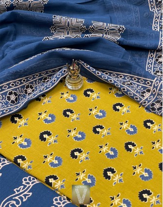 Salwar block printed cotton-VSAC-161
