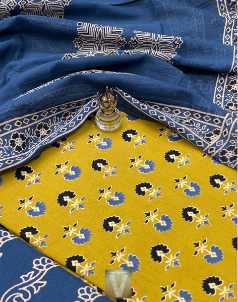 Salwar block printed cotton-VSAC-161