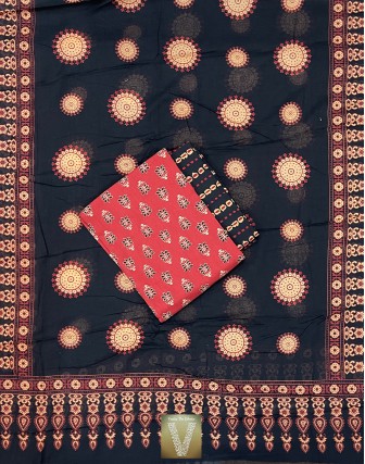 Salwar block printed cotton-VSAC-167