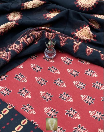 Salwar block printed cotton-VSAC-167