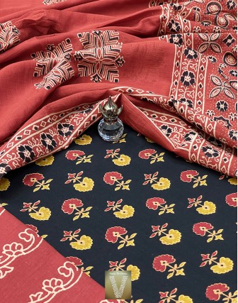 Salwar block printed cotton-VSAC-171
