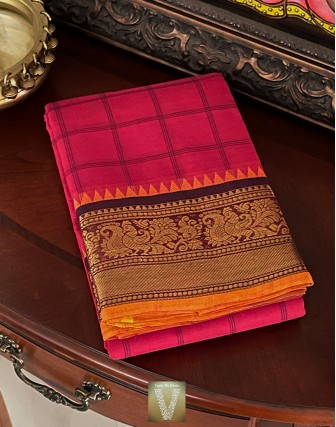 Handloom cotton saree-VHLC-1950