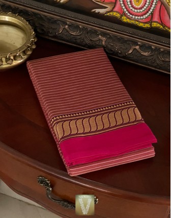 Handloom cotton saree-VHLC-2027