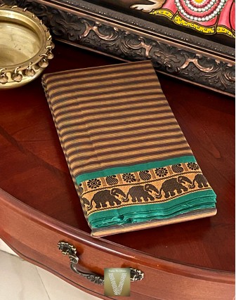 Handloom cotton saree-VHLC-2029