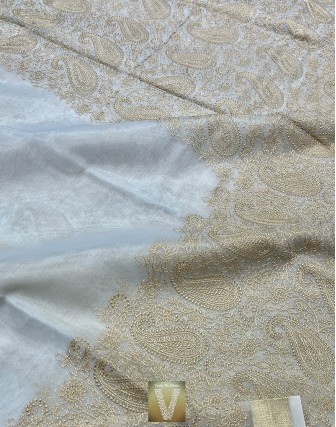 Organza silk sarees-VOGS-1943
