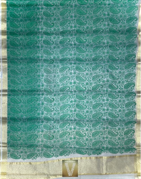 Organza silk sarees-VOGS-1944