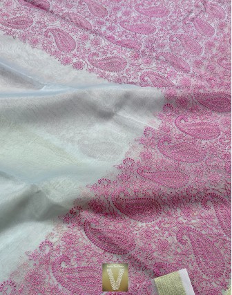 Organza silk sarees-VOGS-1946