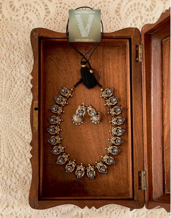 Antique gold terracotta jewellery-VTCJ-05