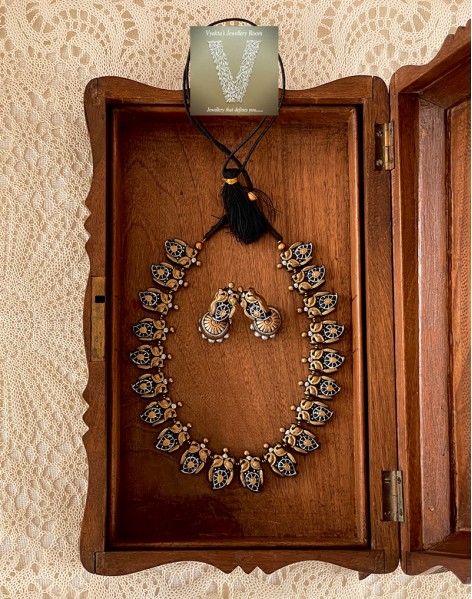 Antique gold terracotta jewellery-VTCJ-05