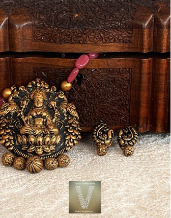 Antique gold terracotta jewellery-VTCJ-19
