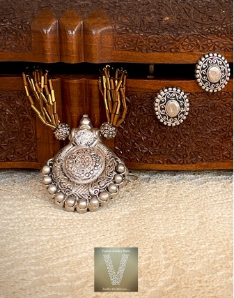 Antique gold terracotta jewellery-VTCJ-38