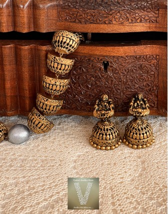 Antique gold terracotta jewellery-VTCJ-50
