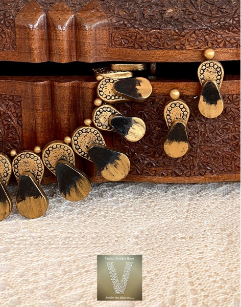 Antique gold terracotta jewellery-VTCJ-52