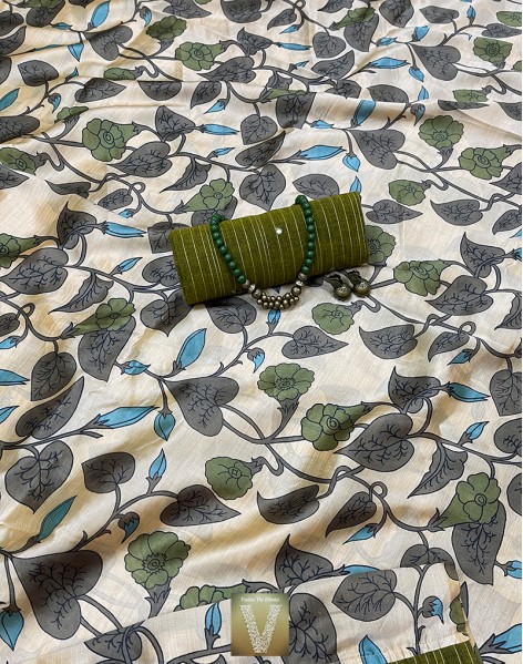 Bamboo silk sarees-VBMB-1980