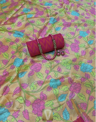 Bamboo silk sarees-VBMB-1981