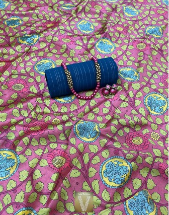 Bamboo silk sarees-VBMB-1983