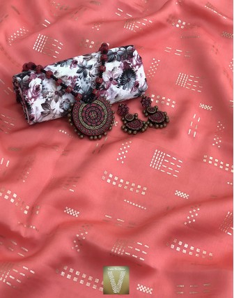 Chiffon saree-VCFS-863