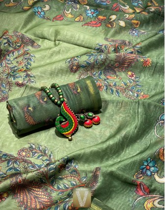Chanderi silk cotton-VCSC-1535
