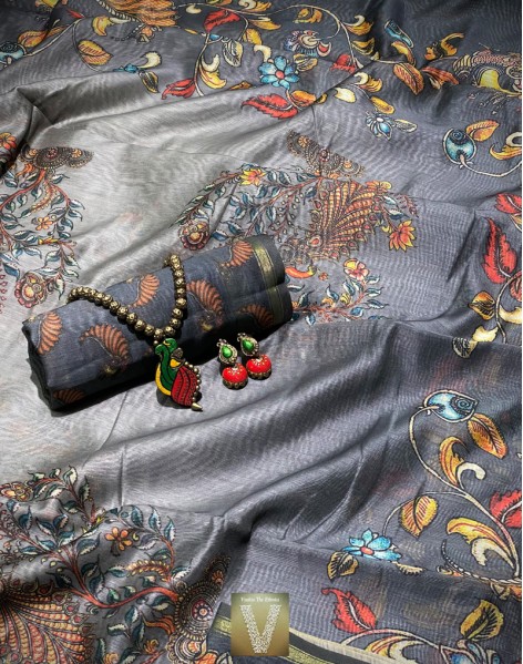 Chanderi silk cotton-VCSC-1537