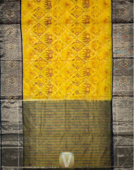 Handvoven cotton silk-VHCS-1839