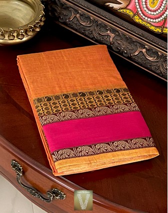 Handloom soft cotton saree-VHSS-1961