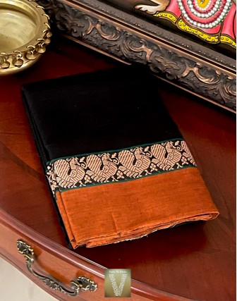 Handloom soft cotton saree-VHSS-1962