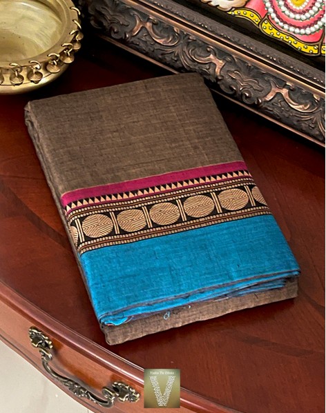 Handloom soft cotton saree-VHSS-1964