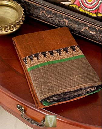 Handloom soft cotton saree-VHSS-1969